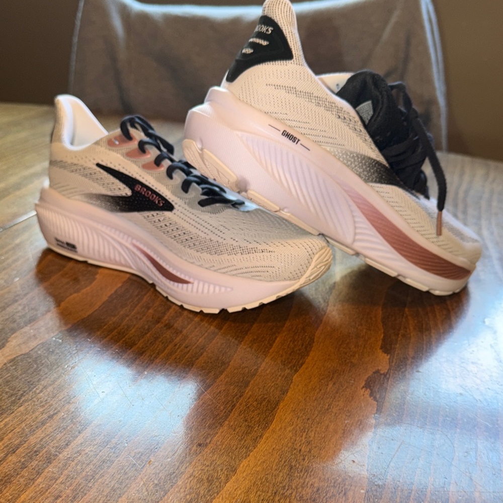 Brooks light grey and Black Athletic Shoes - Picture 4 of 5